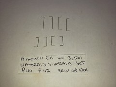 ATHEARN AMD 103 ,P40 ,P42 HANDRAILS SIDERAILS SET HO SCALE
