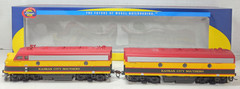 Athearn HO Kansas City Southern F7A-F7B Diesel Locomotive Set #80204