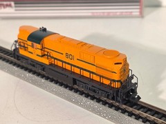 Vintage ATLAS N-Scale Maine Central ALCO RS-11 Diesel Locomotive 801 Cat. 42603
