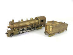Pacific Fast Mail Brass HO Scale Canadian Pacific 4-6-2 G-2 Steam Locomotive