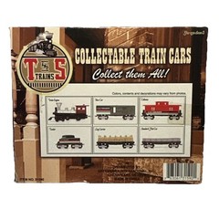 T and S Trains Battery Operated Steam Locomotive C & C Railways Tender Black Red