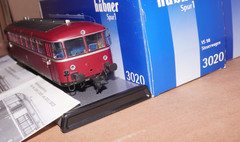Hübner Spur 1 Digital Diesel Locomotive Set DB VT 98 Rot Epoche IV OVP
