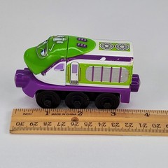 Chuggington Koko Wooden Railway Train Engine TOMY Green Purple D2613WJ01