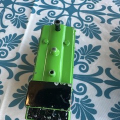ERTL Thomas and Friends, Duck, 1990 Diecast Green Black Red Locomotive Number 8