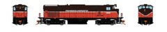 Rapido HO M420 (DC/Silent): Providence & Worcester Simplified Brown & Red: #2005