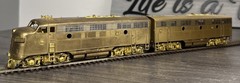 Oriental Limited HO Brass EMD F3AB 1500HP Phase IV Diesel Set Unpainted & Tested