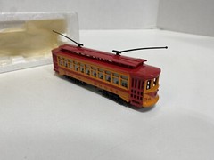Bachman Ho Scale Brill Trolley South Shore Red / Orange