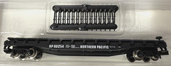 NEW Atlas N-Scale Northern Pacific Flat Car W/Stakes (NP 60254)