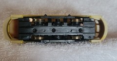TYCO HO Trolley Car Main Street 65 Yellow Burgundy