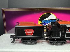 MTH 20-3039-1 Hillcrest Lumber Clmax logging steam engine #10 PS2 BCR LNIB