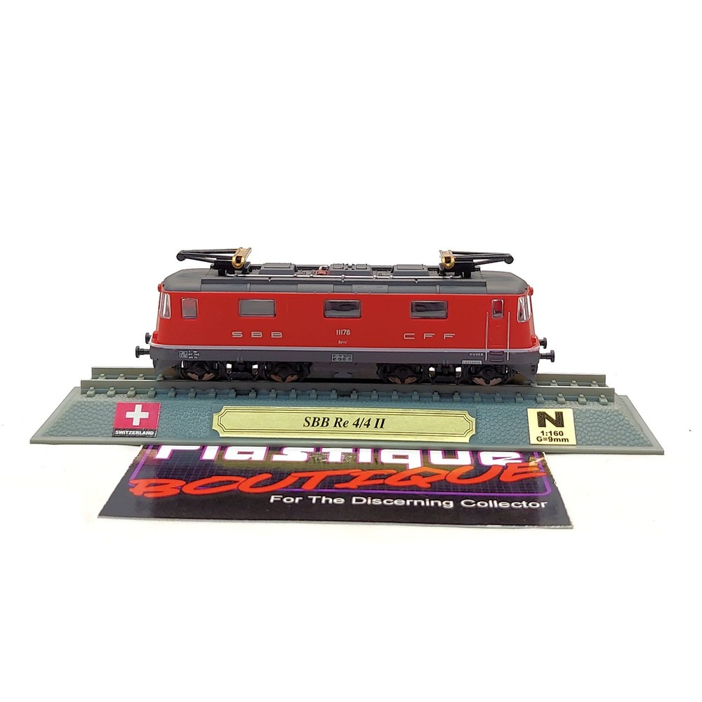 Del Prado SBB Re 4/4 II 1:160 #49 STATIC MODEL LOCOMOTIVE TRAIN ENGINE 420 SLM