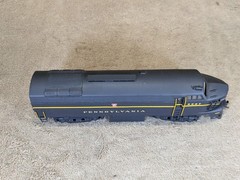 ALCO D-119A Baldwin RF-16A Sharknose Diesel Decorated #2027 PRR HO Brass