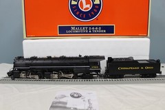 LIONEL TMCC CHESAPEAKE & OHIO 2-6-6-2 MALLET STEAM ENGINE 6-28075! O SCALE C&O