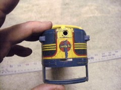 Santa Fe Locomotive 204 HO Scale Plastic Body, No drivetrain, See Pictures