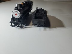 ho Bachmann UP #4432 0-6-0 Steam Loco-w/Light & Tender-Refurb-DC-Runs Good (1)