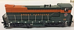 (H0) Athearn S-12 Baldwin Diesel Switcher Great Northern GN 25 UntestedGood 8/10