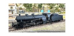 REE MB-156 HO SNCF Black Steam Locomotive w Lights DC Analog 23 m³