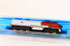 1968 Atlas N AT&SF Santa Fe FM C-Liner Set Of 2 W/One In Orig Case 2131 2121