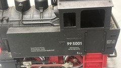 LGB G Scale Steam Locomotive DR 99 5001 Model 2075 Black Red G Gauge