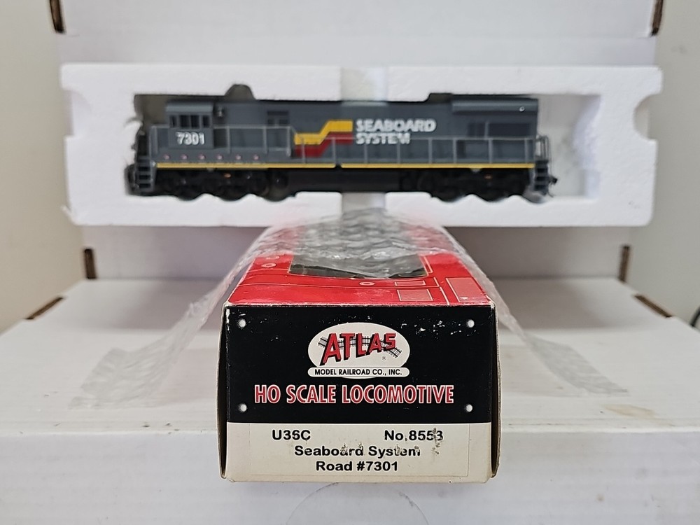 Atlas Seaboard System U36 C 7301 GE DCC PLUG Diesel Loco HO Scale