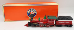 Lionel 6-18732 O North Pole 4-4-0 Steam Locomotive & Tender & Box