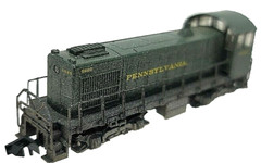 N 9mm Arnold 5024 Alco S-2 Diesel loco PRR #5660 (Tested) rapido cplrs weathered
