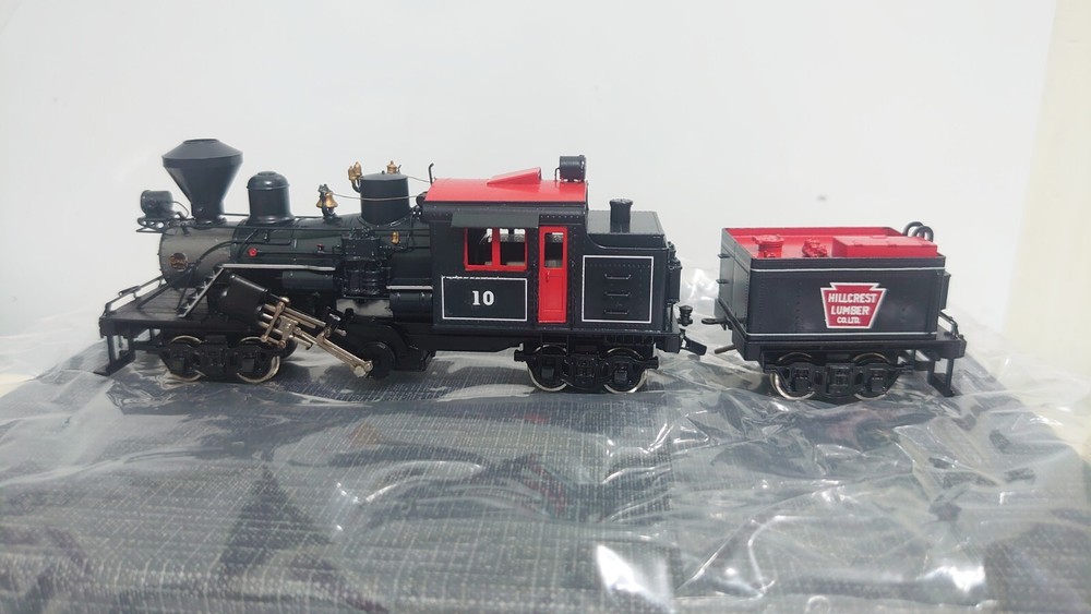 United PFM Brass Hillcrest 3-Truck Lumber Co. Climax (1987 run) – HO scale