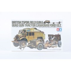 Tamiya 1/35 British 25lb Gun & Quad TAM35044 Plastic Models Armor/Military 1/35