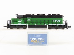 N Scale KATO 176-20J BN Burlington Northern SD40-2 Diesel Locomotive #7306