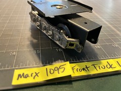 Marx Train SantaFe 1095 Diesel Locomotive Engine FRONT TRUCK ASSEMBLY PART LOT H