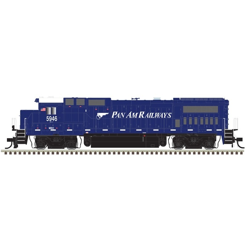 ATLAS 10004323 HO DASH 8-40B GOLD LOCOMOTIVE PAN AM (MEC) # 5946 DCC/LOKSOUND