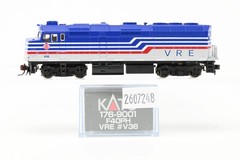 N Kato 176-9001 VRE Virginia Rail Express EMD F40PH No. V36 LOOSE SHELL