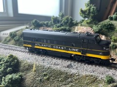 Custom HO ATHEARN F-7A SEABOARD COAST LINE SCL # 353 DUMMY