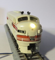 Proto-1000 CB&Q F3A DC/DCC, Directional LED Headlight, Kadee Couplers, NEW GEARS