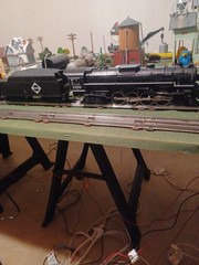 MTH Rail King Cast Metal Steam Engine And Whistling Tender