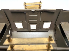 LIONEL PREWAR STANDARD GAUGE 42 ELECTRIC LOCOMOTIVE SHELL WITH TRIM – REPAINTED
