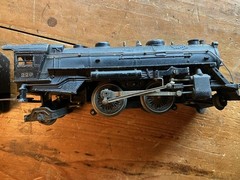 Vintage Lionel 229 locomotive and tender car