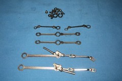 American Flyer K-5 Pacific Loco Linkage & Side Rods. Full Set. for #310,312