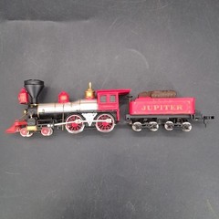 Vintage Bachman The Old Timer Train Set Lighted 4-4-0 Locomotive & Tender