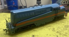 AHM Chicago & Eastern Illinois #1600 FM BL2 Locomotive Engine Serviced Lot B95