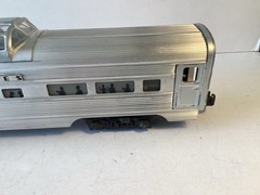 Lionel Train 2532 O Gauge Aluminum Passenger Car Cleaned & Restored See Descript