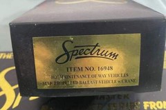 BACHMANN SPECTRUM HO SELF PROPELLED BALLAST VEHICLE W/CRANE NEW IN BOX!!!