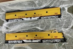 Westside HO brass Union Pacific EMD E-9 E9 A B Units