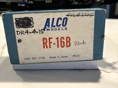 Baldwin RF-16A RF-16B Set Alco Brass HO Black N.Y.C Unused