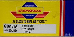 ATHEARN Genesis HO Scale G16181 F-7-A /B Factory DC/DCC Sound COTTON BELT