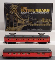 K-Line K2701A O Gauge CSS&SB Interurban Rail Car Set EX/Box