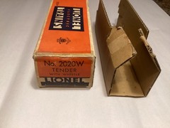 Postwar Lionel 2020W Turbine Whistle Tender Box & Liner Only from 1946-47