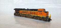 Custom Weathered ScaleTrains HO Scale BNSF ET44C4 #3726 w/ DCC & Sound
