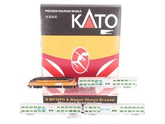 Kato 106-8701-KB1 N Milwaukee Road Heritage MP36PH & Nippon Sharyo Bi-Level Set
