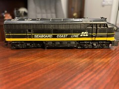 HO-AHM Tempo SEABOARD COAST LINE Diesel Locomotive-Very Good Used Condition